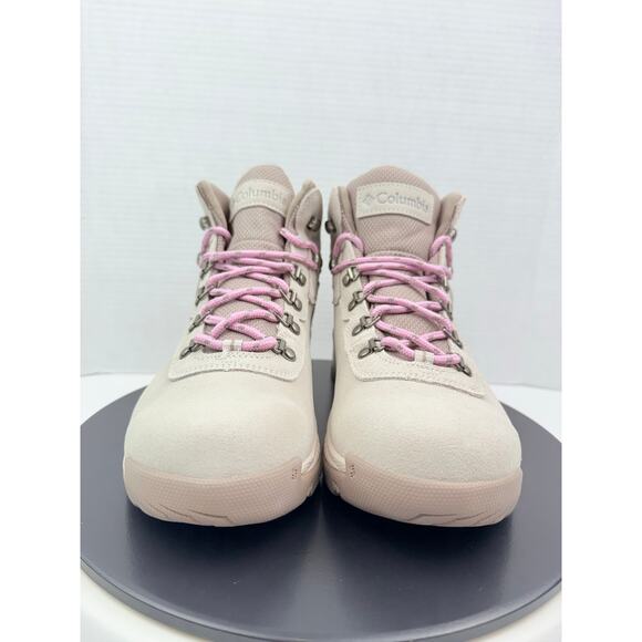 Columbia Newton Ridge Plus Womens Sz 11 Waterproof Amped Hiking Boots Dark Stone - Picture 4 of 10